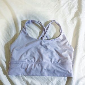 lululemon energy bra pale purple lavender rare